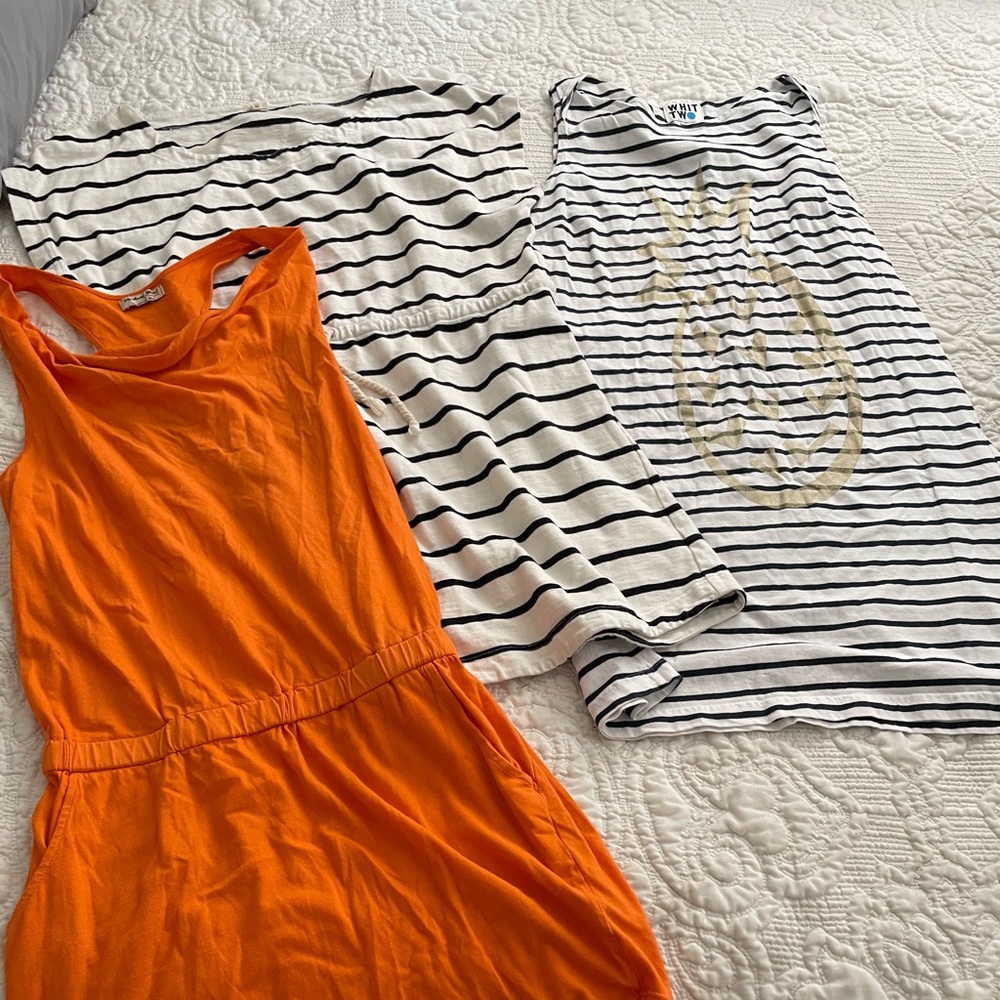 XL Lot of 3 Casual Summer Dresses/Cover-ups